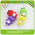 mini frog 3D erasers heet verkoopgum